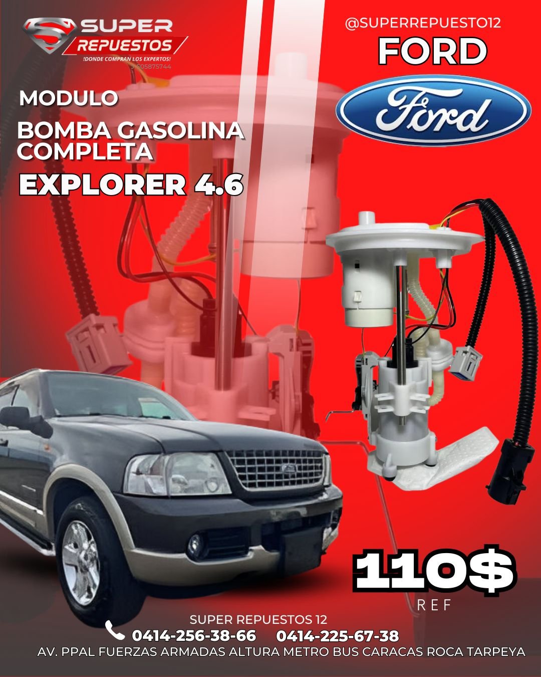 Modulo Bomba de Gasolina Completa Explorer 4.6