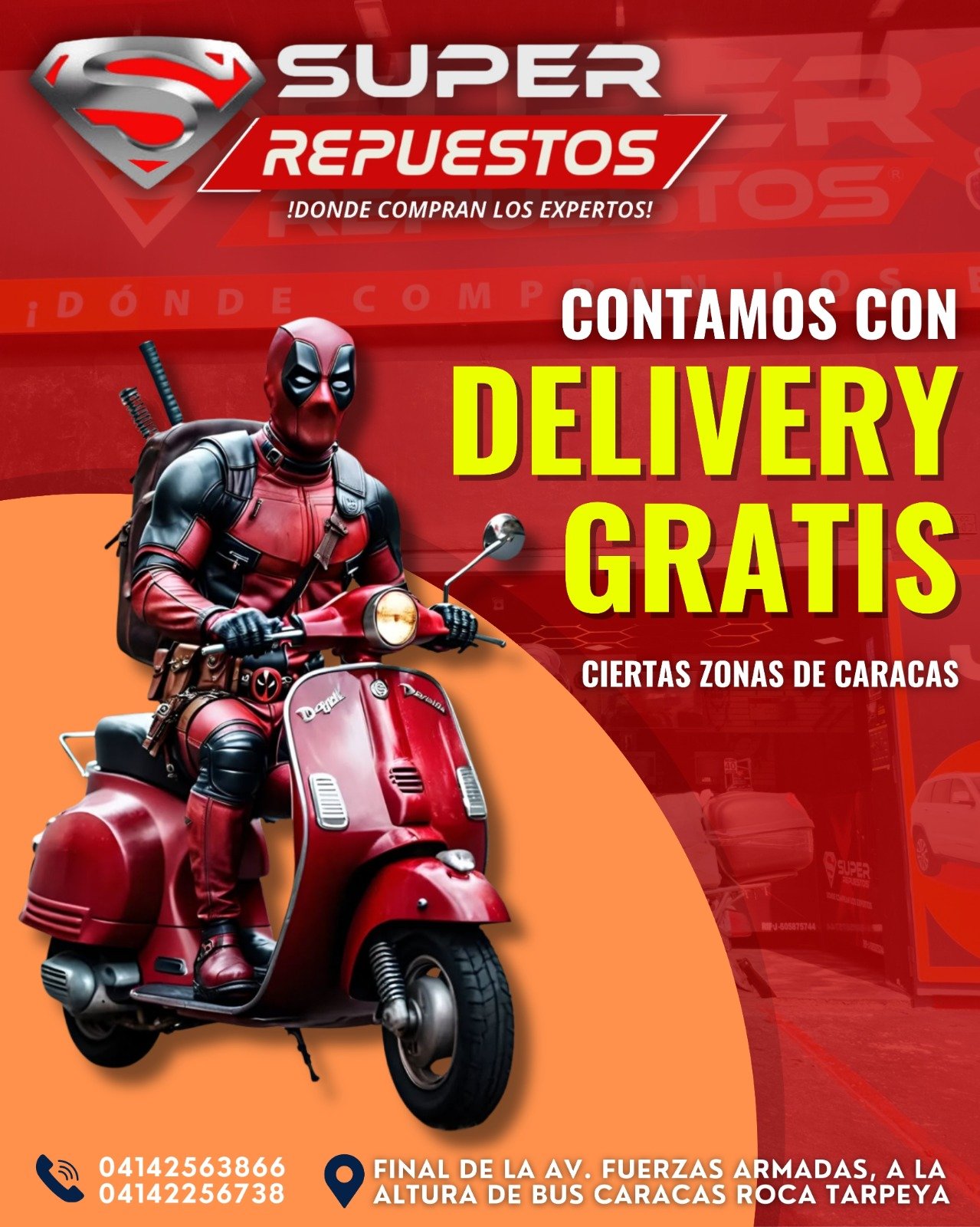 Tenemos delivery en toda la Gran Caracas, envios rápidos y seguros