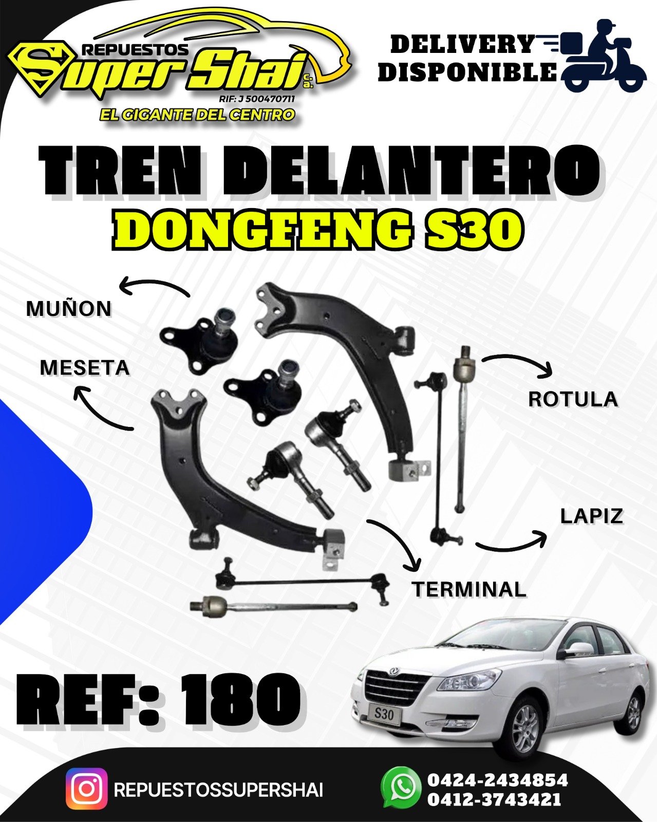Kit de Tren Delantero, Dongfeng S30