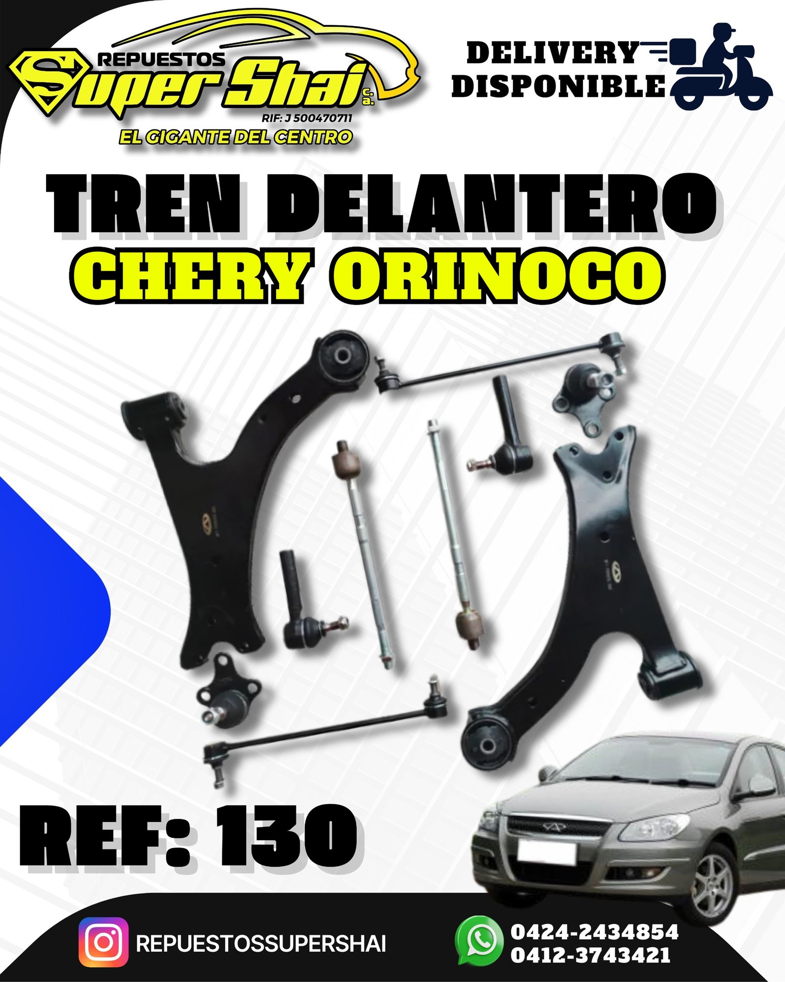 Kit de Tren Delantero, Chery Orinoco