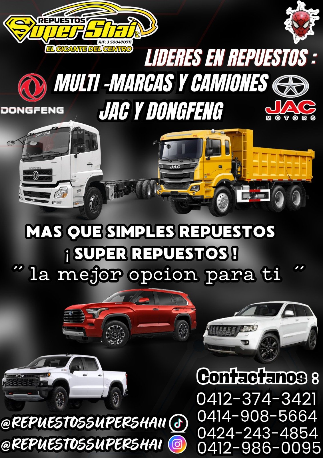 Kit de Tren Delantero, Chery Grand Tigger 4x4 y 4x2