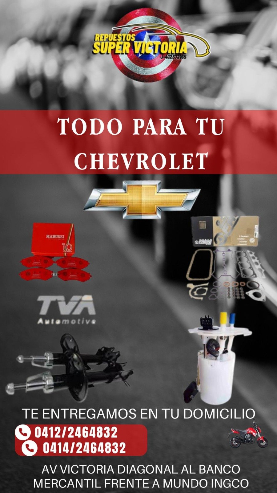 Todo para tu Chevrolet, cotiza ahora